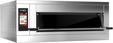 FD86-1-S FIN-DEKO programozható elektromos etázskemence 80x60 cm-es sütőfelülettel