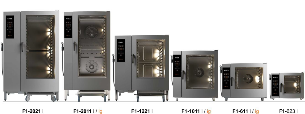 PRO-COOK F1-2011 kombi gőzsütő kombi sütő professzionális sütőipari felhasználásra