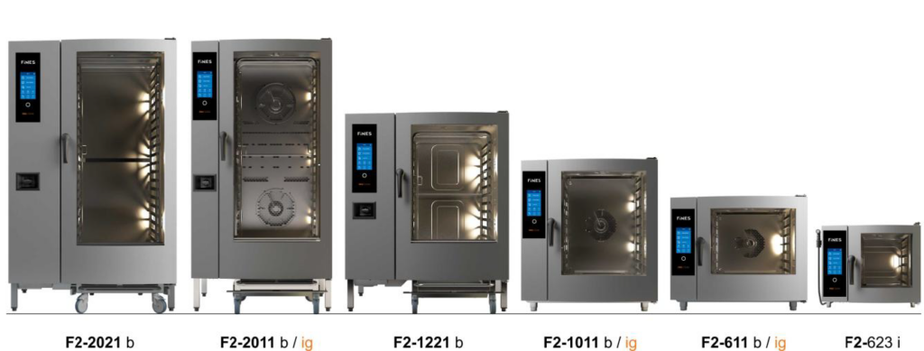 PRO-COOK F2-2021 kombi gőzsütő kombi sütő professzionális sütőipari felhasználásra