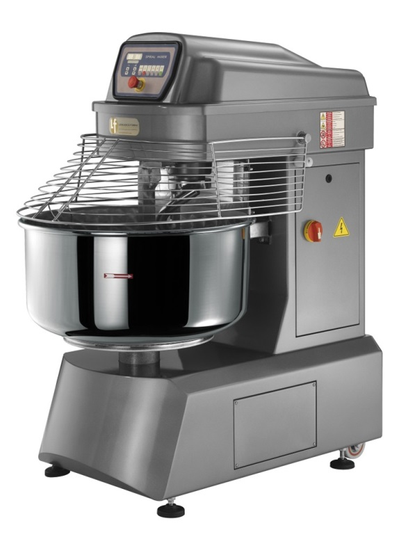 IRIS-200 fix csészés spiráldagasztógép 200 kg tésztakapacitással